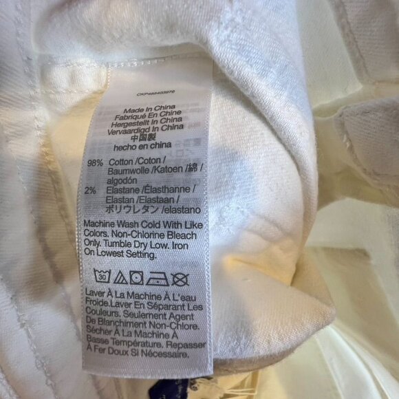 Madewell X Lisa Says Gah The perfect Wide Leg Crop Jeans Eyelet White 29 NWT - Picture 10 of 11